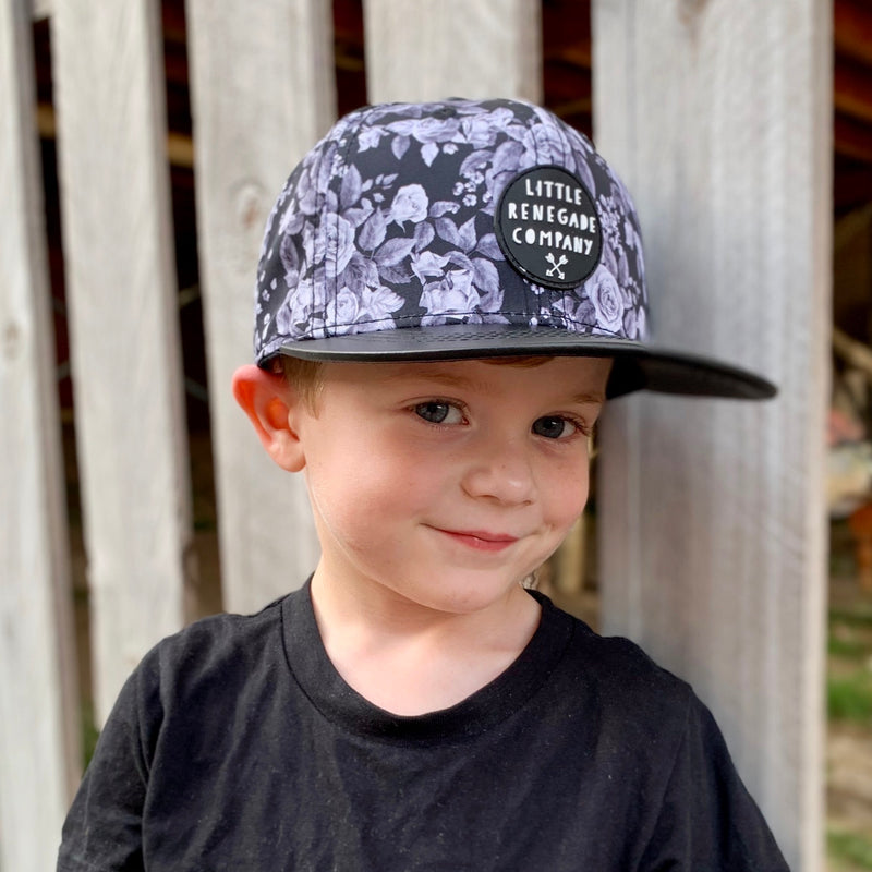 MIDNIGHT BLOSSOM CAP – 3 Sizes